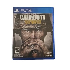 PS4 Call of Duty WWII Game - Blue Case